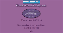 Desktop Screenshot of kfone.net